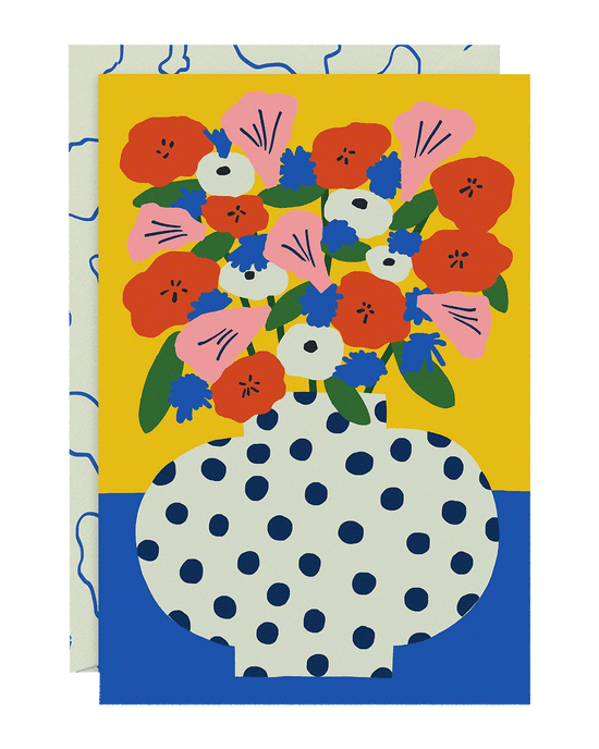 Vase Of Flowers Card